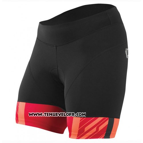 2016 Maillot Ciclismo Femme Pearl Izumi Rouge et Noir Manches Courtes et Cuissard